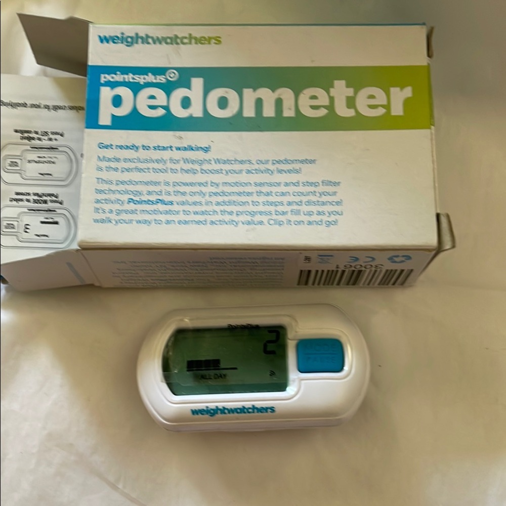 Weight Watchers Pedometer with Blue Accent